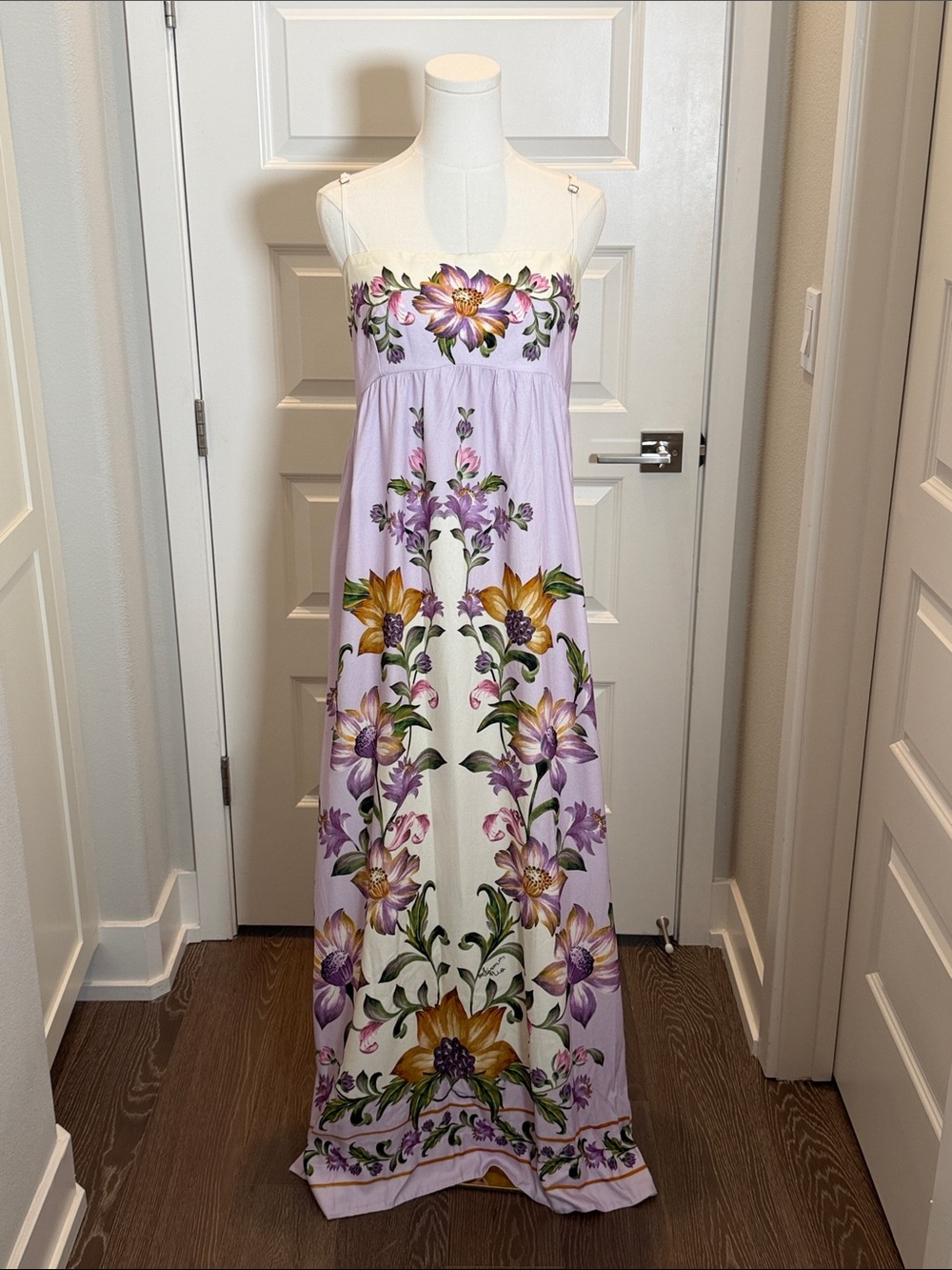 FARM Rio Lilac Maxi Dress Size XL - Picture 4 of 8